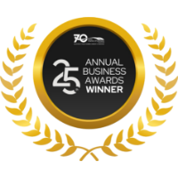 25-annual-business-logo-badge
